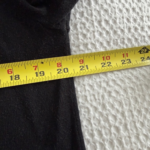 Abercrombie & Fitch Black Cotton Cashmere Sweater - Picture 4 of 4